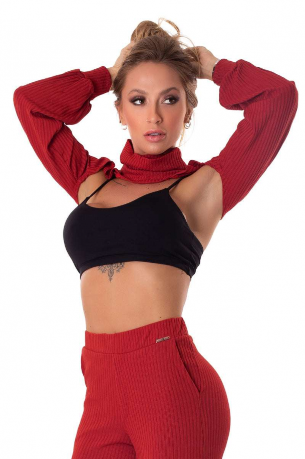 Basic Black Sport Bra Top