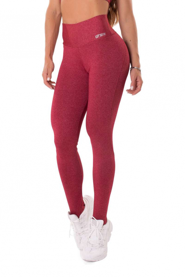 MOVE AND SLAY RED LEGGINGS