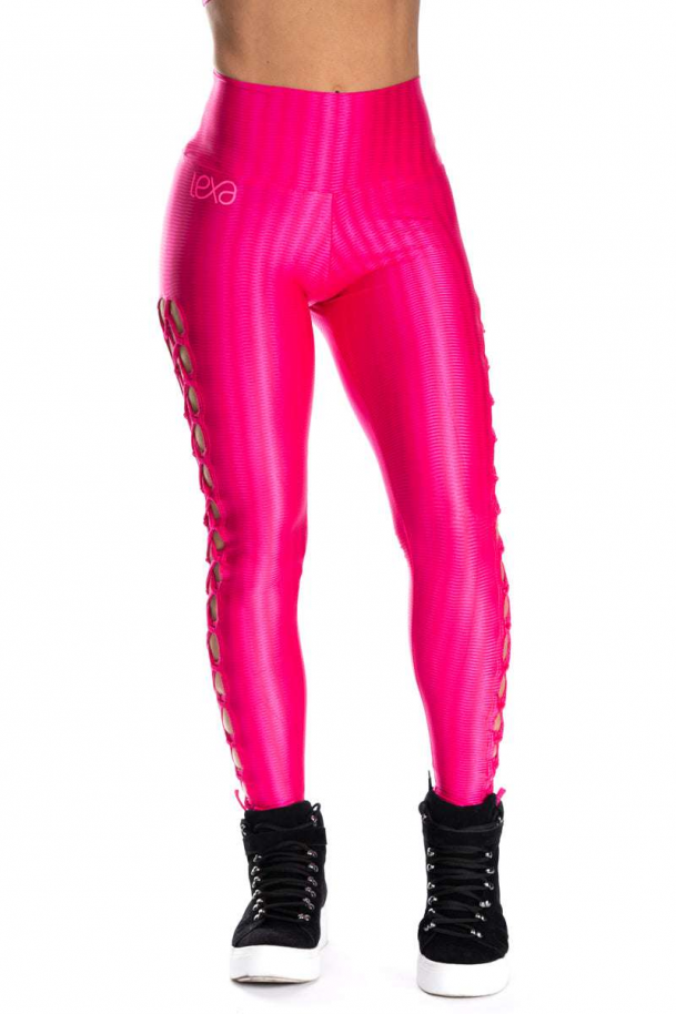 Pink Cross Leggings