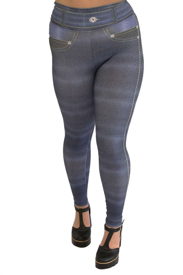 Fake Dark Blue Leggings